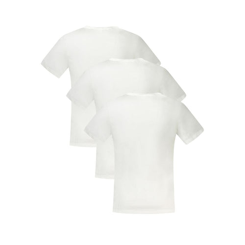 Tommy Hilfiger Bianco Cotton Men T-Shirt