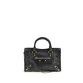 Balenciaga Black Lamb Ovis Aries Aries Shoulder Bag