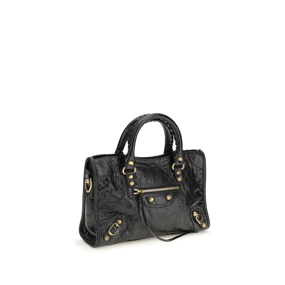 Balenciaga Black Lamb Ovis Aries Aries Shoulder Bag