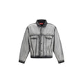 Diesel Gray Cotton Denim Jacket