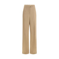Valentino Beige Silk Dress Pants