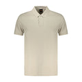 Hugo Boss Beige Cotton Men Polo Shirt