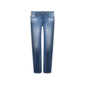 Versace Blue Cotton Straight-Leg Jeans