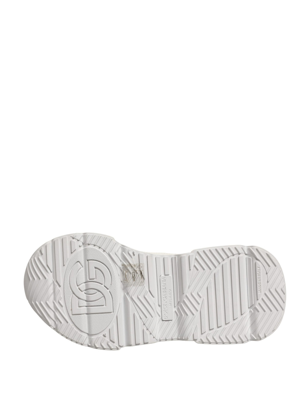 Dolce & Gabbana White Leather Daymaster Low Top Sneakers Shoes