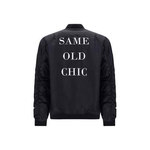 Moschino Black Polyamide Bomber