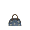 Valentino Garavani Blue Cotton Handbag
