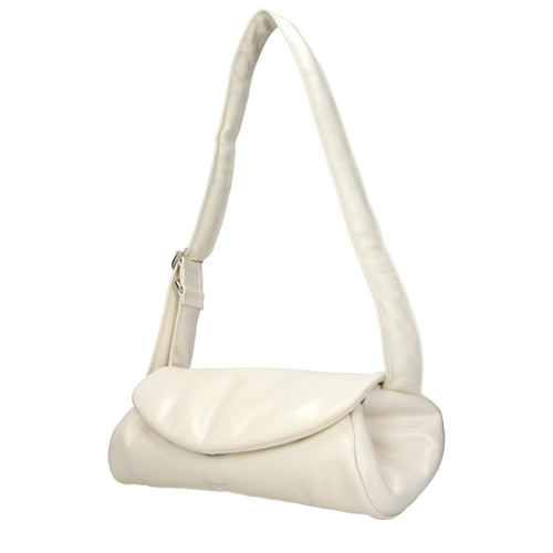 Jil Sander Beige Leather Crossbody Bag