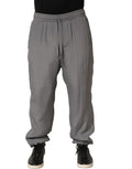 Dolce & Gabbana Gray Cotton Jogger Sweatpants Trouser Pants