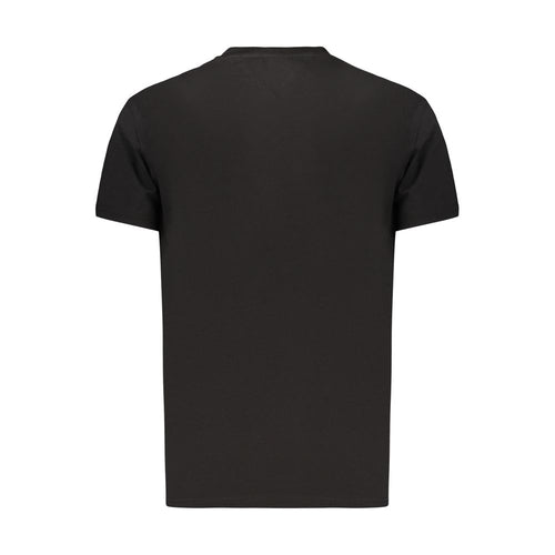 Tommy Hilfiger Black Cotton Mens T-Shirt