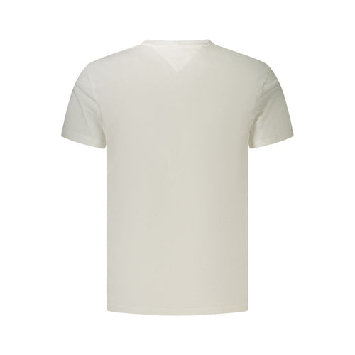 Tommy Hilfiger White Cotton Men's T-Shirt
