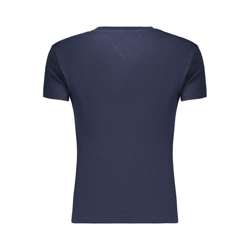 Tommy Hilfiger Blue Cotton Women T-Shirt