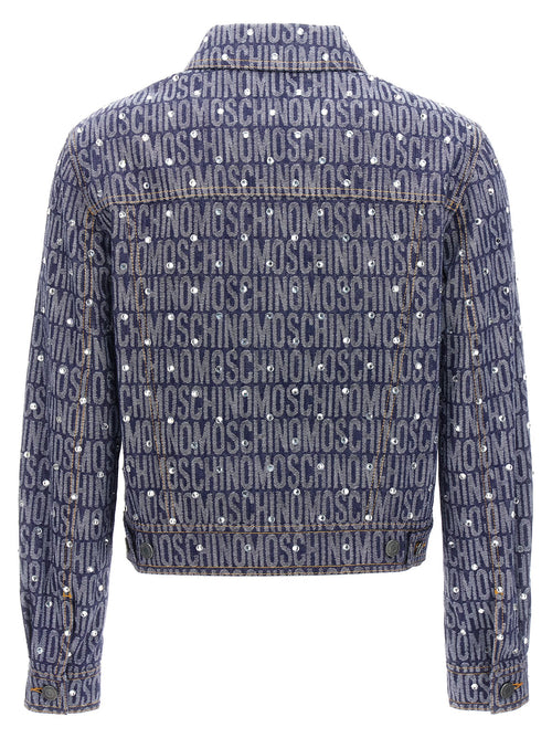 Moschino Blue Cotton Denim Jacket