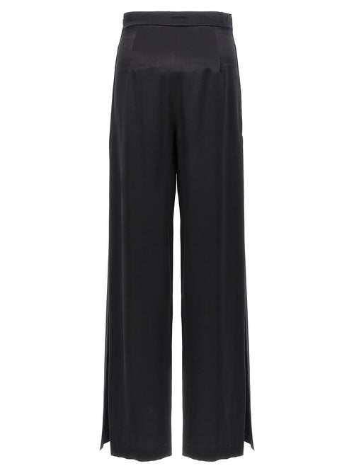 Max Mara Black Silk Casual Pants