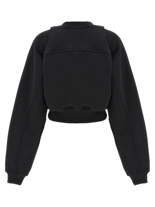 Off-White Bicolor Cotton Sweatshirt