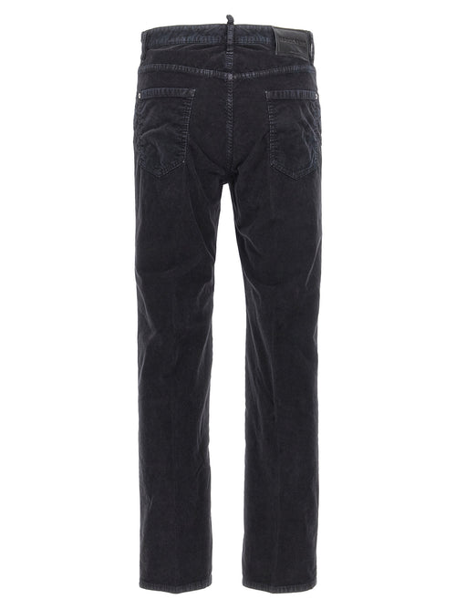 Dsquared² Blue Cotton Casual Pants