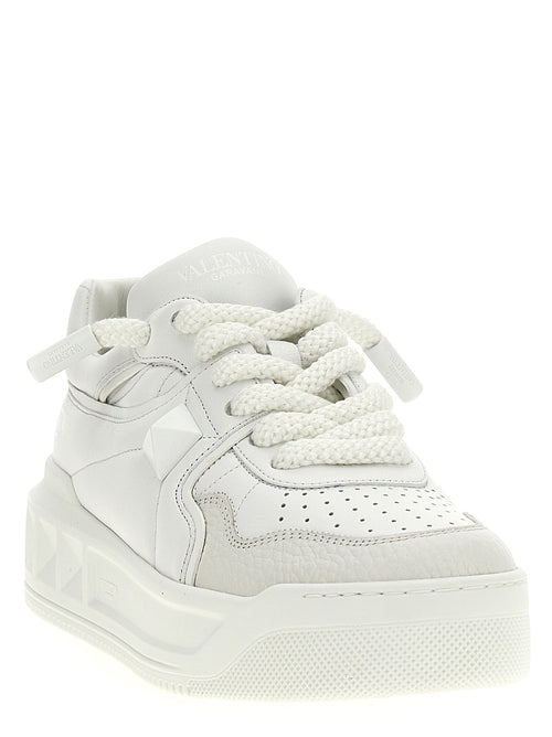 Valentino Garavani White Calfskin Chunky Sneakers