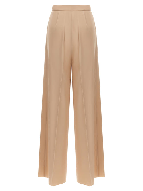 Max Mara Beige Virgin Wool Casual Pants