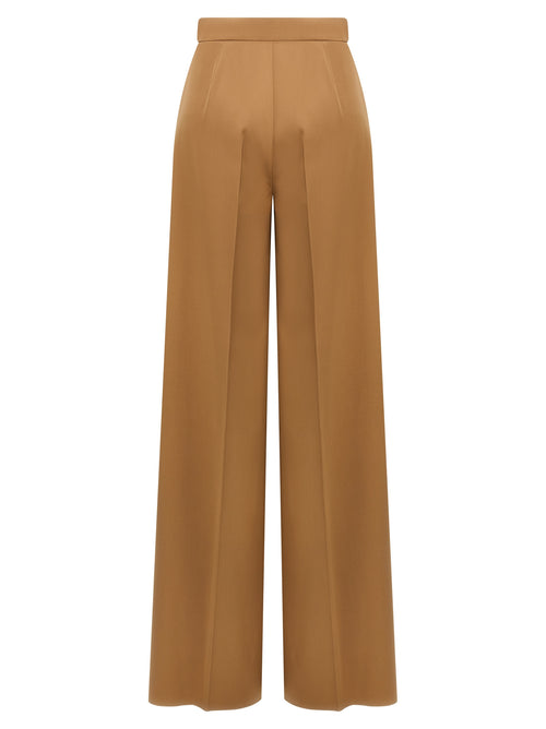 Max Mara Brown Virgin Wool Casual Pants