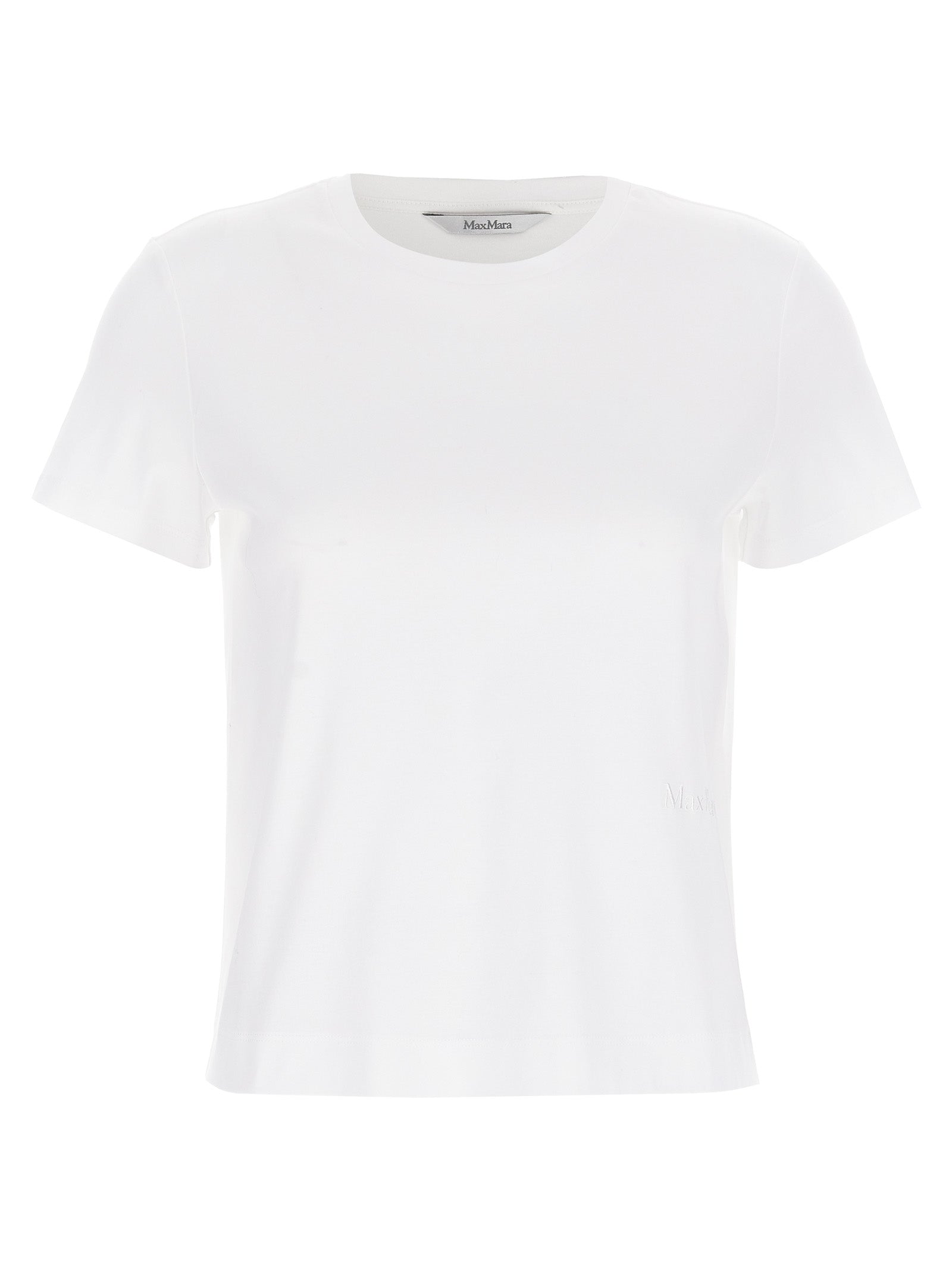 Max Mara White Cotton T-Shirt