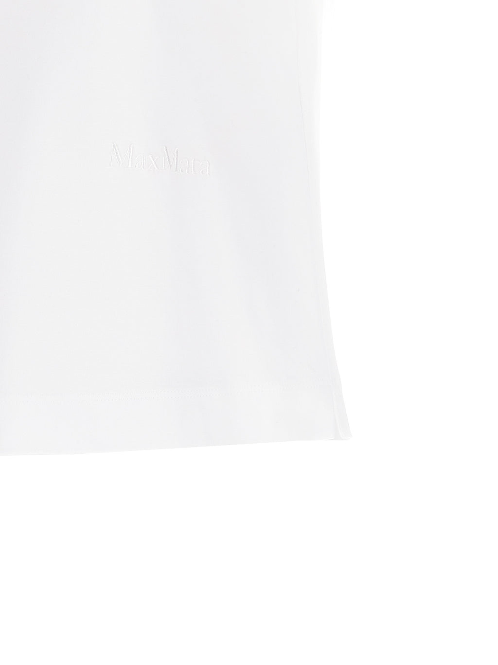 Max Mara White Cotton T-Shirt