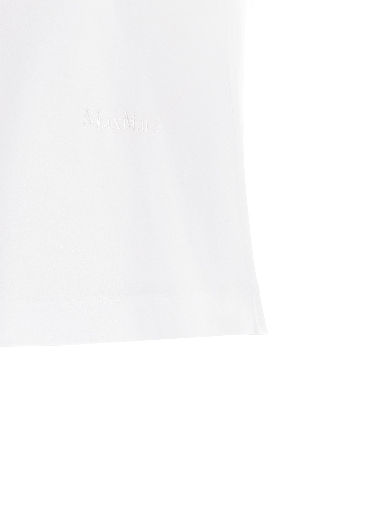 Max Mara White Cotton T-Shirt