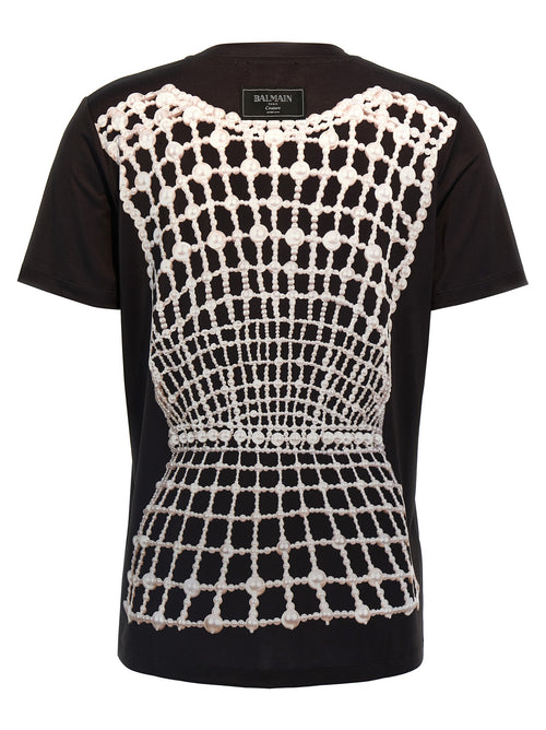 Balmain Black Organic Cotton T-Shirt