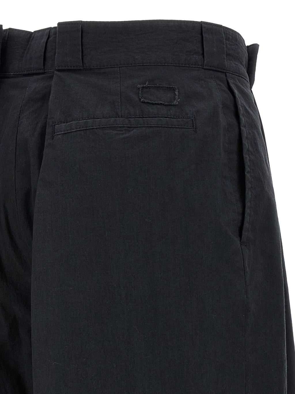 Maison Margiela Black Cotton Casual Pants