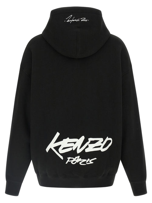 Kenzo Black Cotton Hoodie