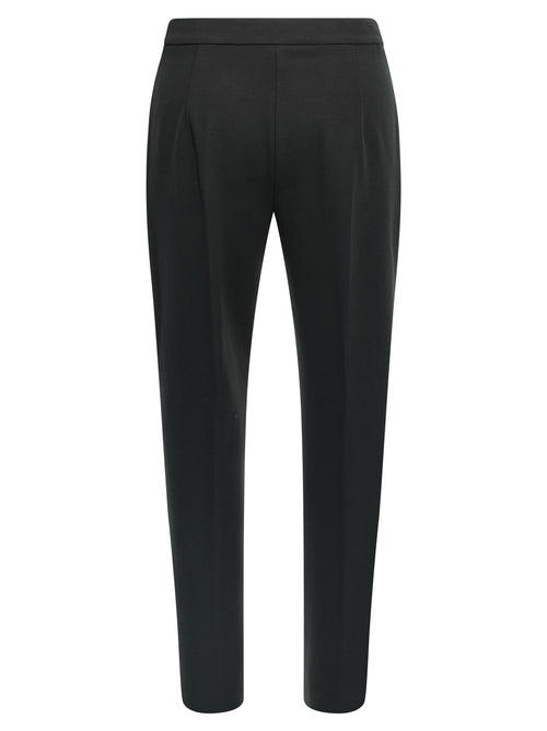 Max Mara Black Viscose Casual Pants