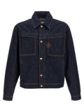 Casablanca Blue Cotton Denim Jacket