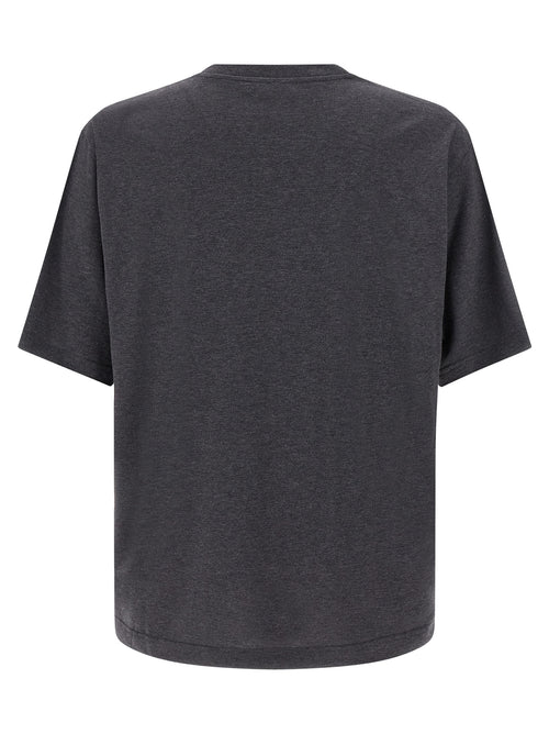 Dolce & Gabbana Gray Cotton T-Shirt