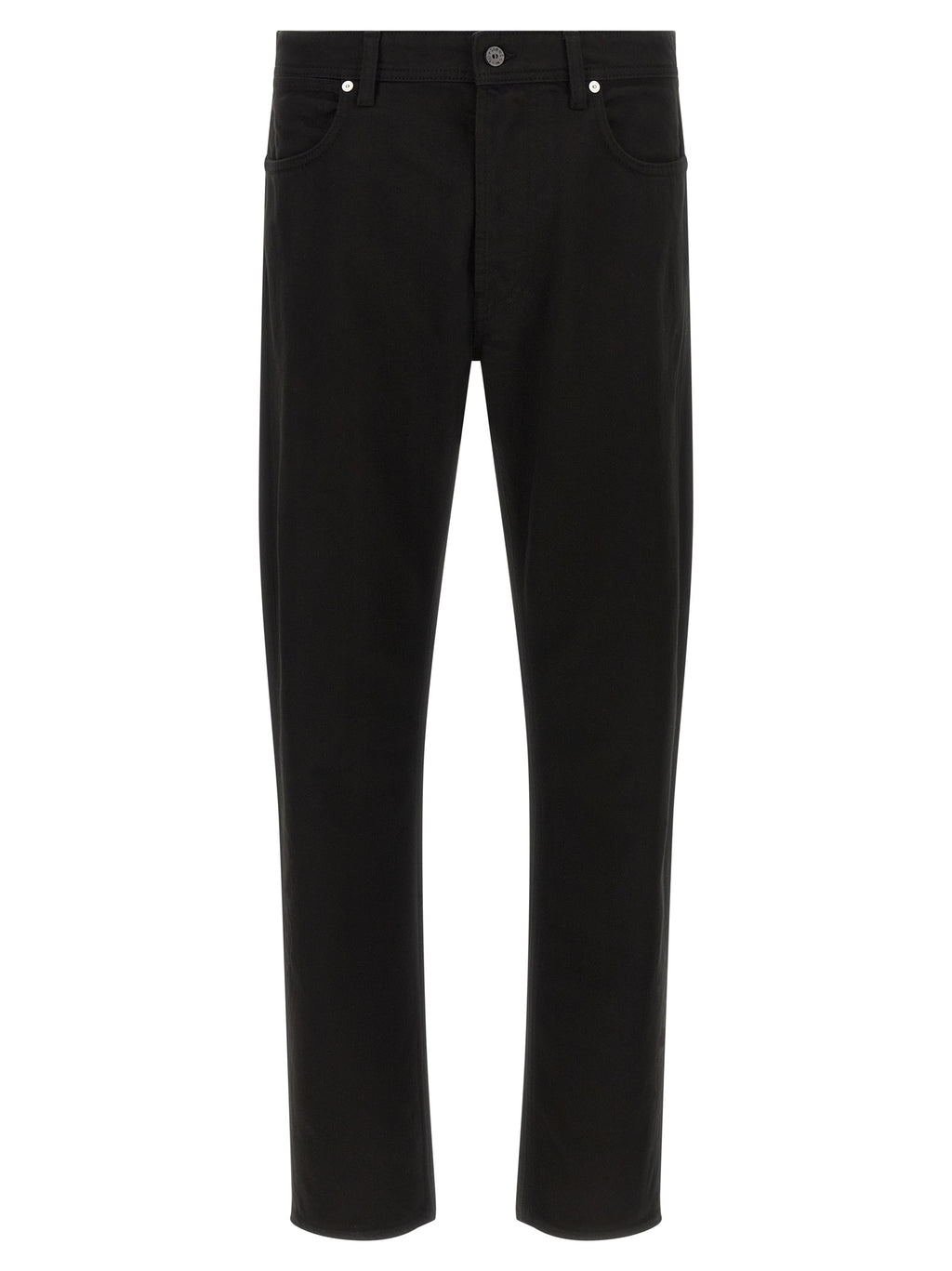 Stone Island Black Cotton Straight-Leg Jeans