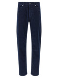 Stone Island Blue Cotton Casual Pants