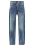Maison Margiela Blue Cotton Straight-Leg Jeans
