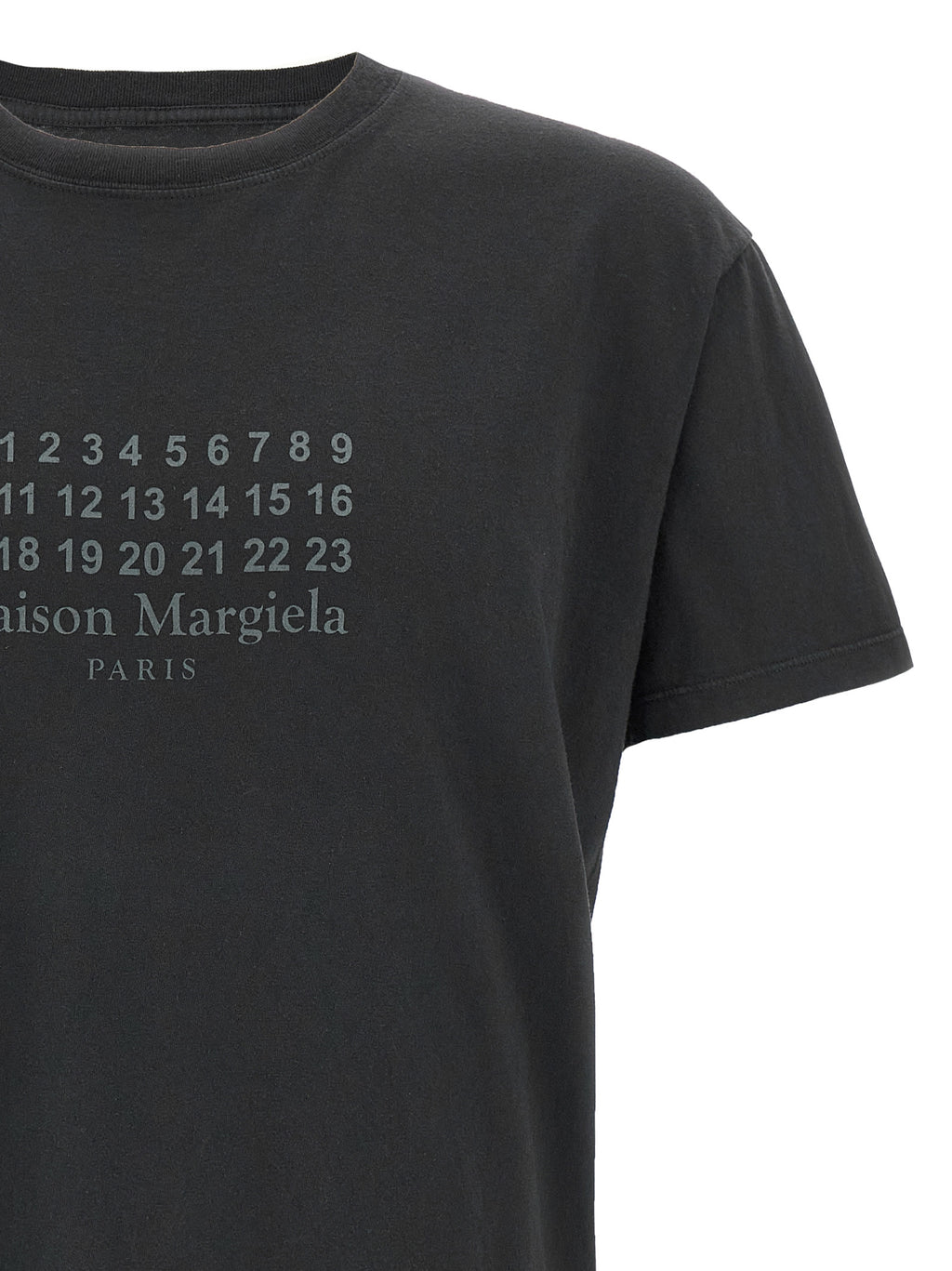Maison Margiela Black Cotton T-Shirt