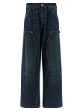 Maison Margiela Blue Cotton Relaxed Fit Jeans