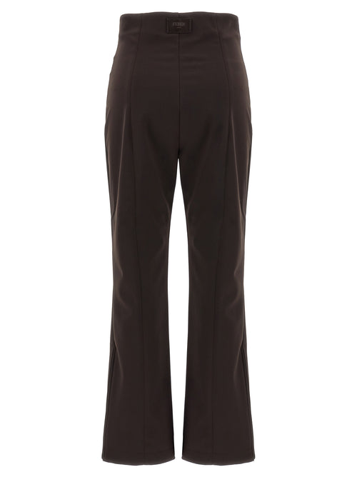Fendi Brown Polyamide Athletic Pants