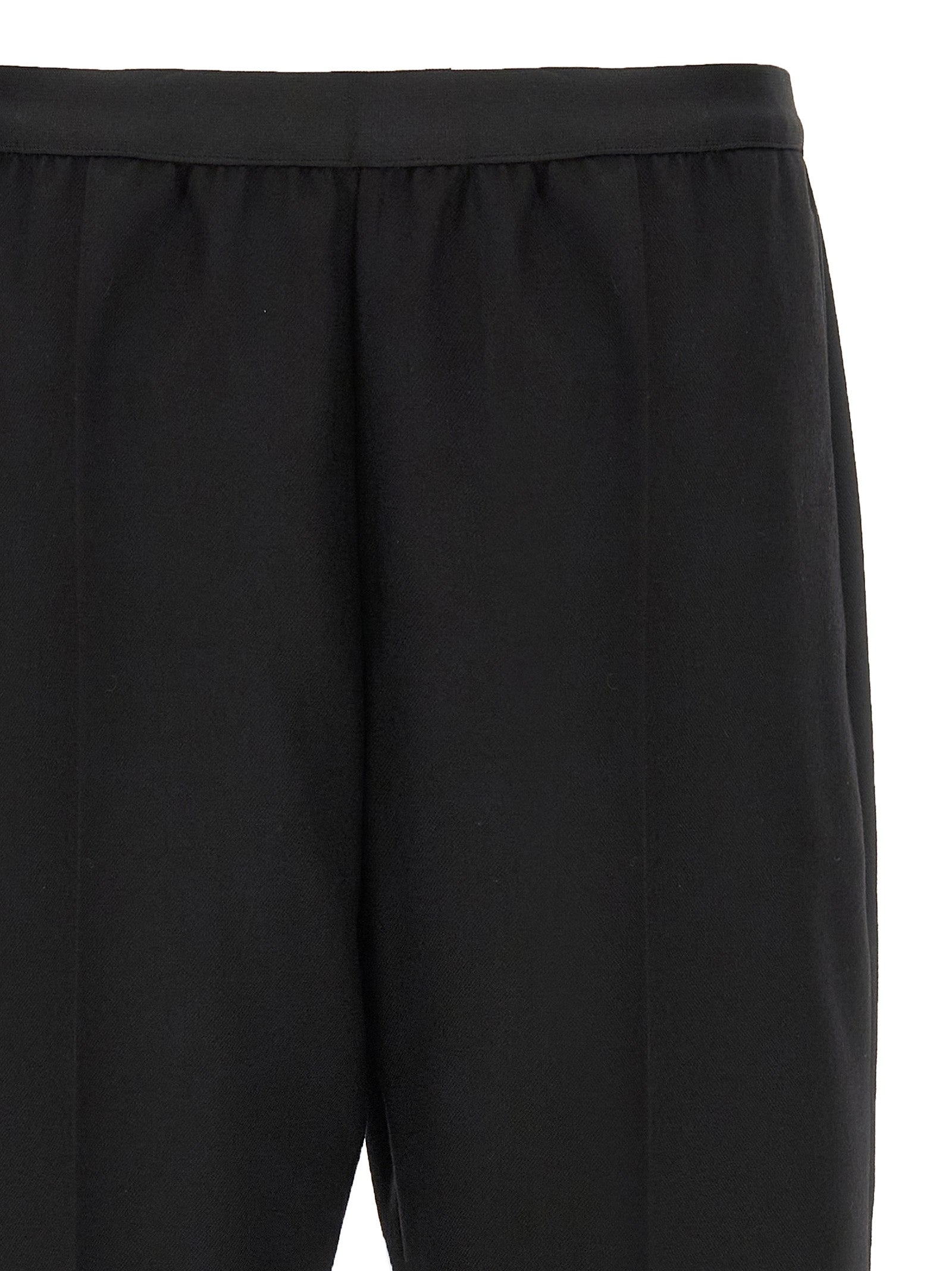 Maison Margiela Black Virgin Wool Casual Pants