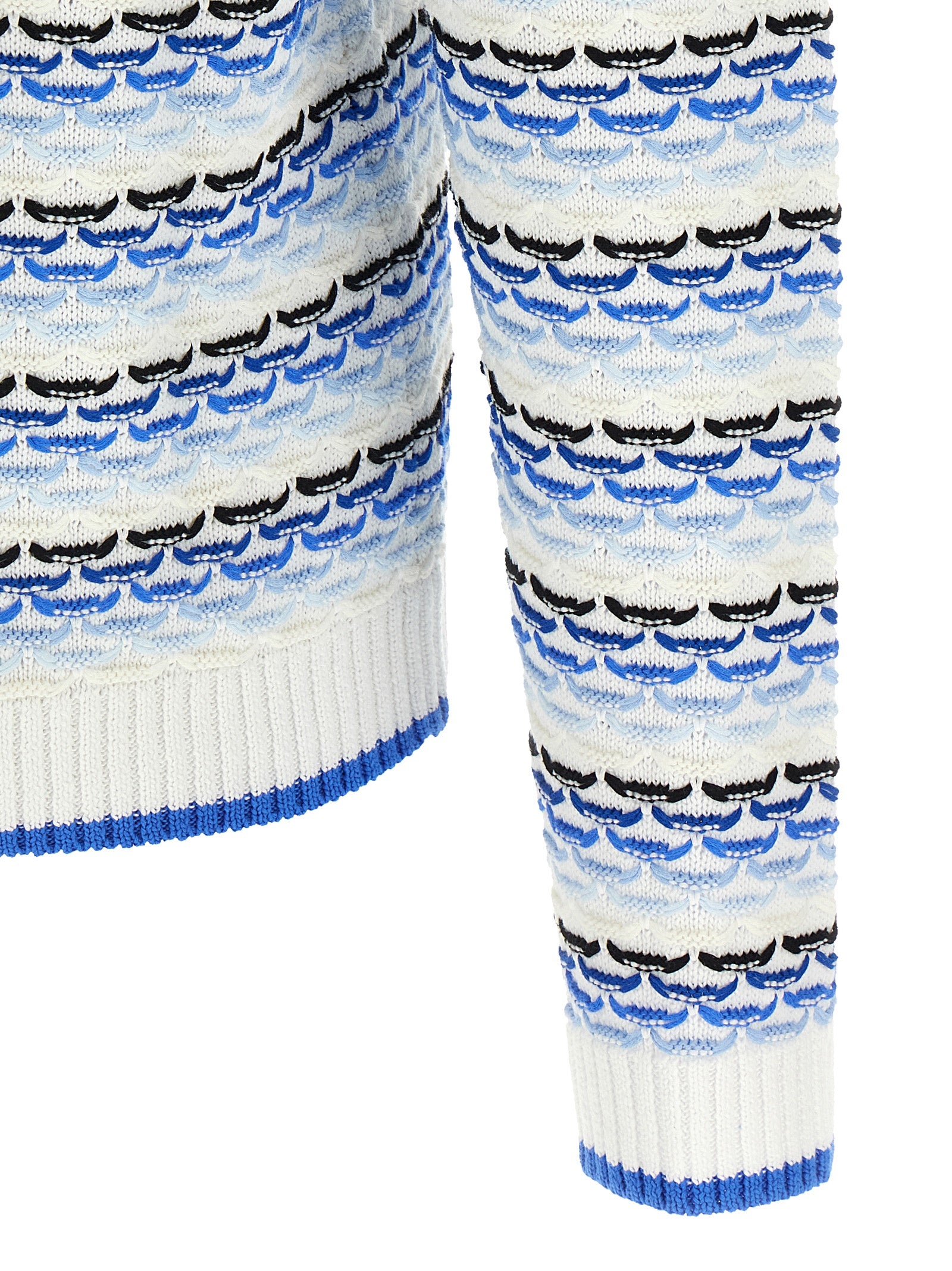 Casablanca Blue Cotton Polo Shirt