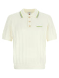 Casablanca White Cotton Polo Shirt