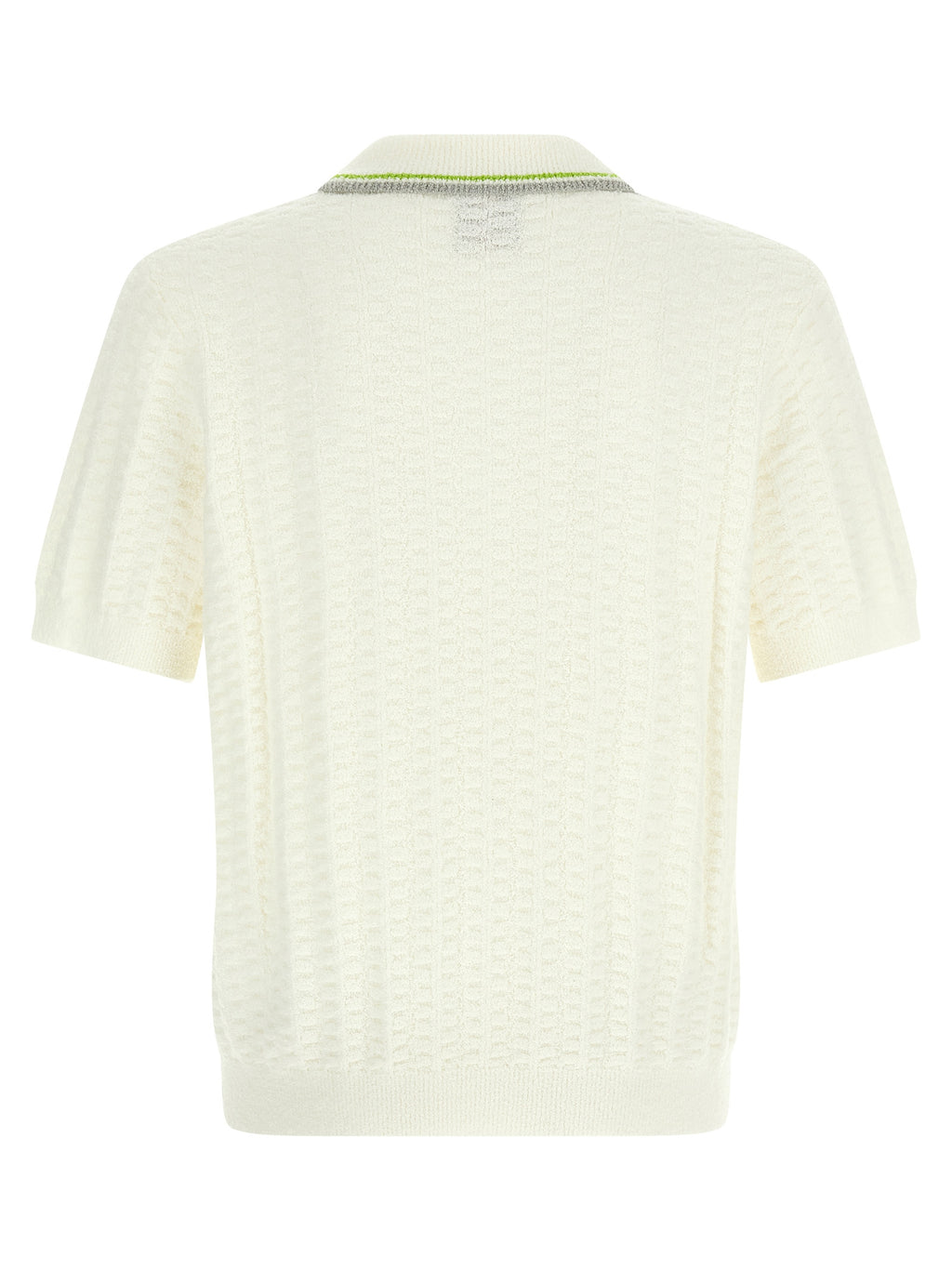 Casablanca White Cotton Polo Shirt