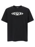 Casablanca Black Organic Cotton T-Shirt