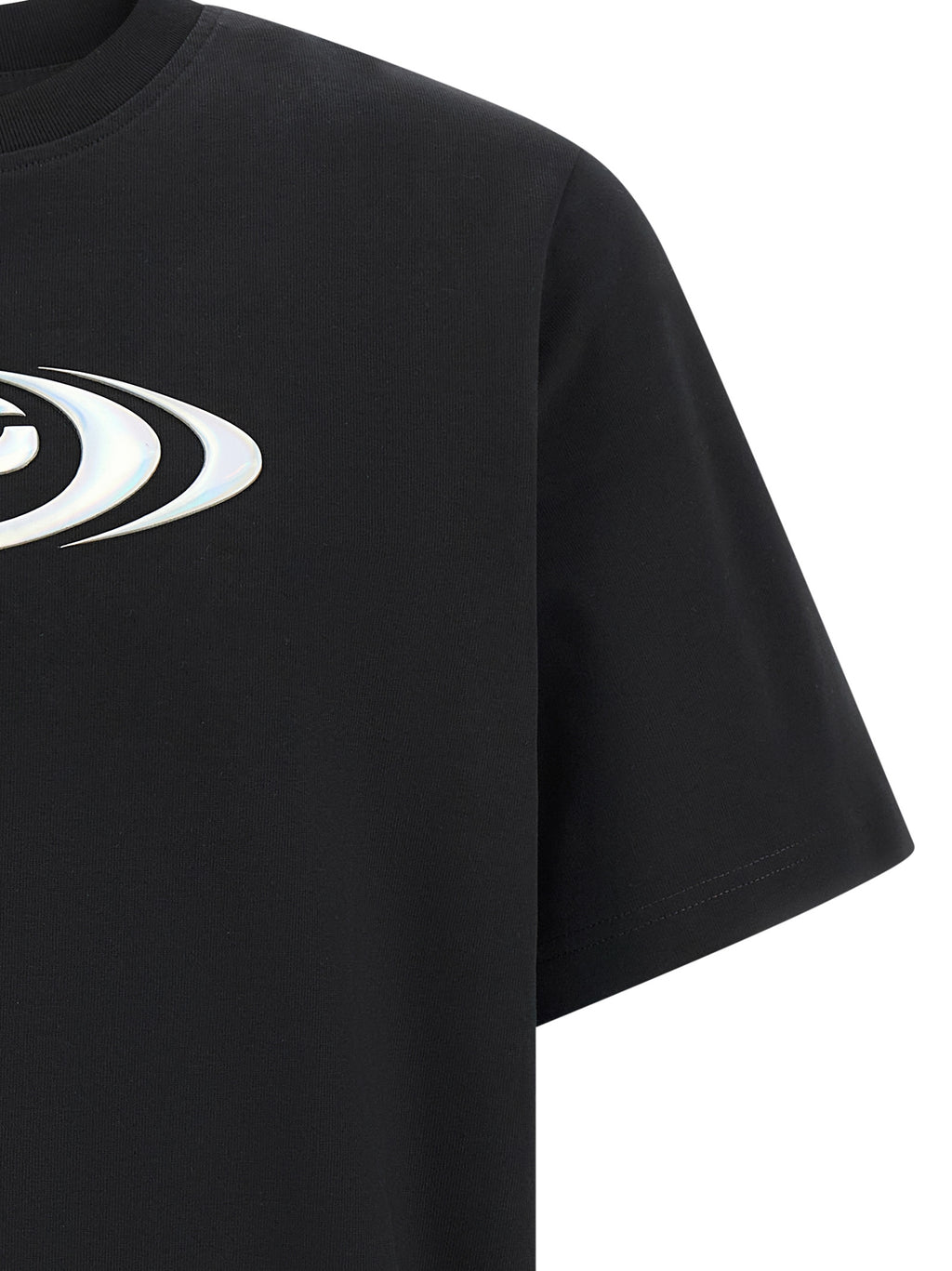 Casablanca Black Organic Cotton T-Shirt
