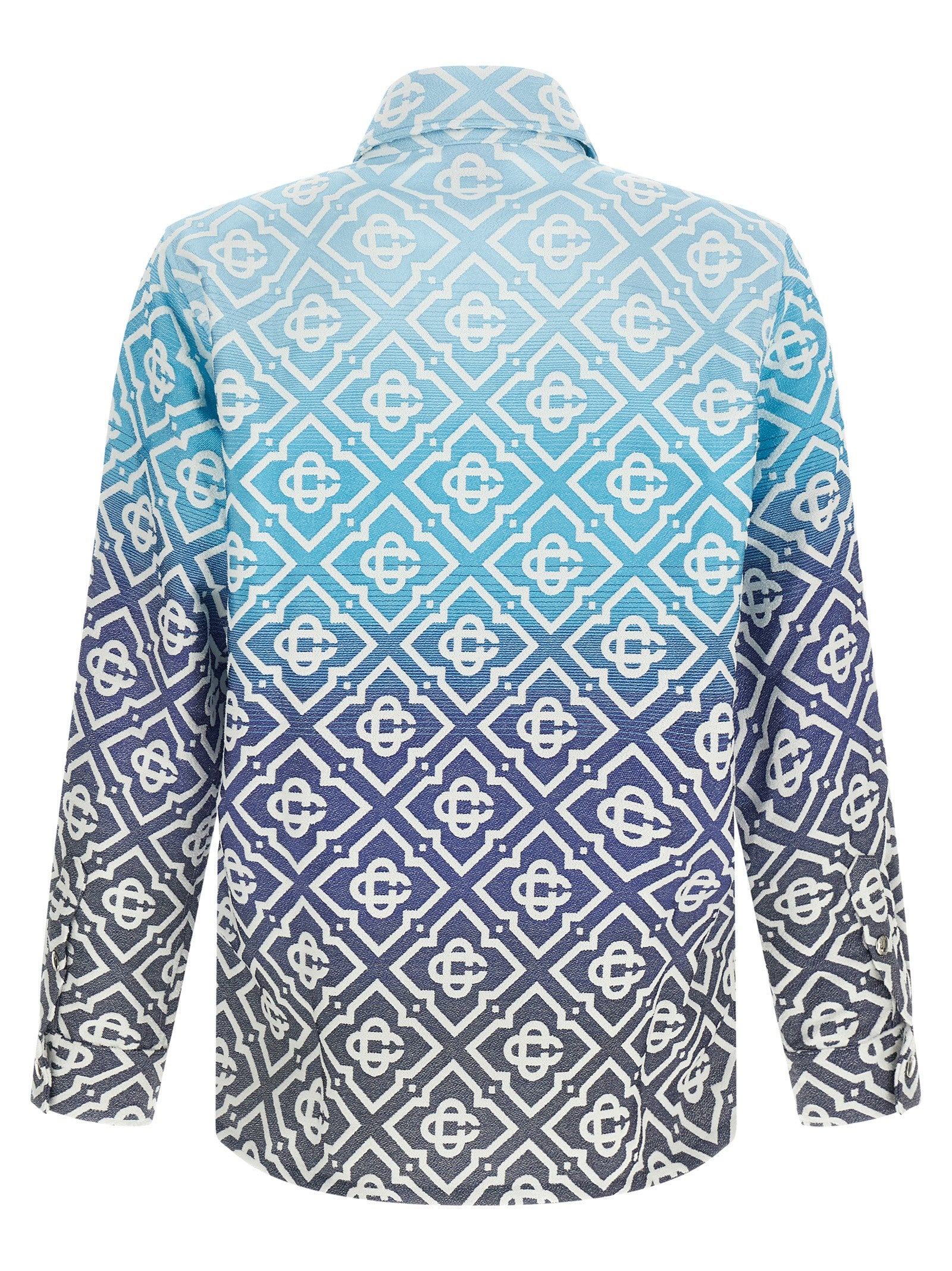 Casablanca Blue Cotton Shell Jacket