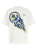 Casablanca White Cotton T-Shirt