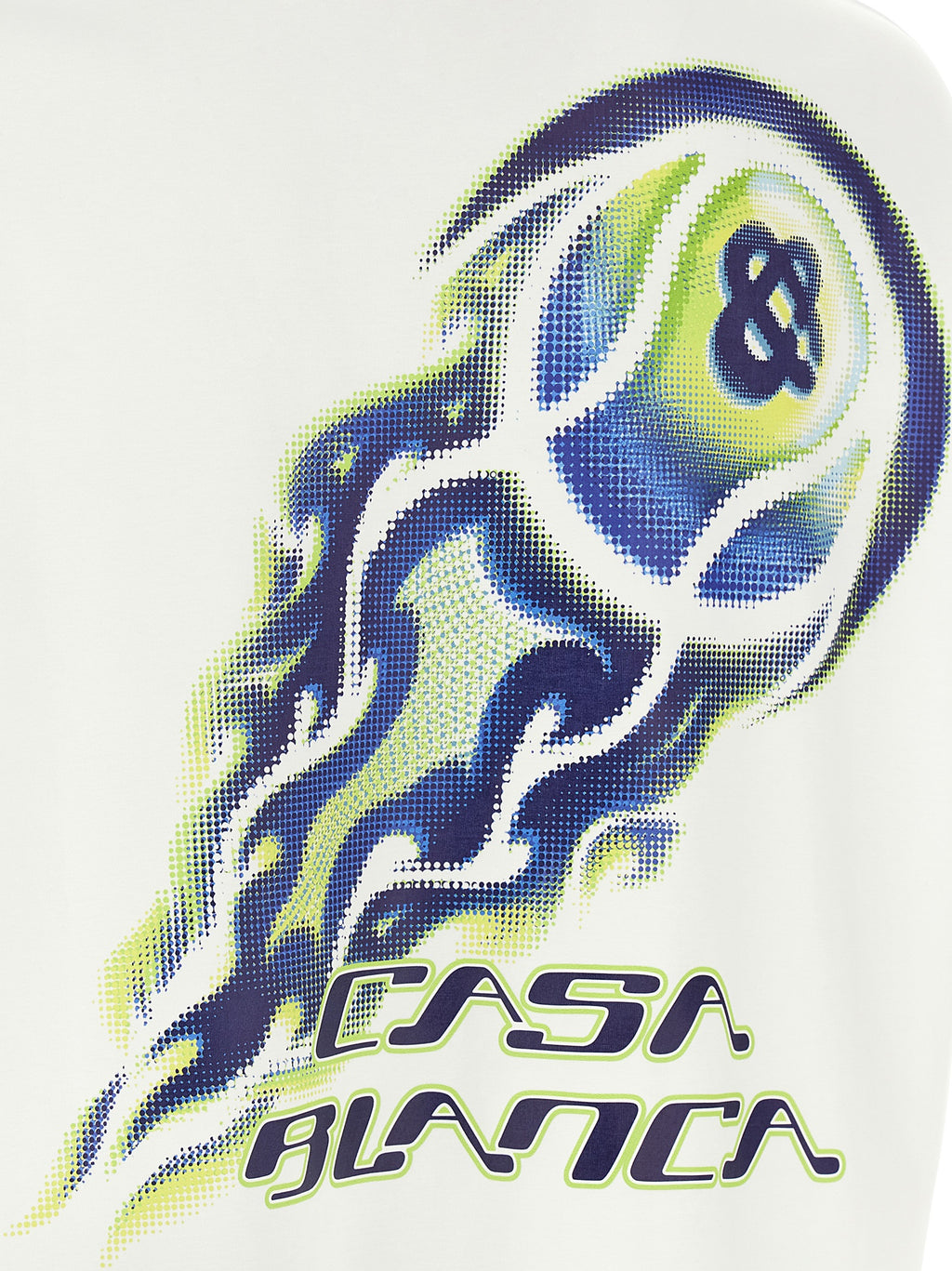 Casablanca White Cotton T-Shirt