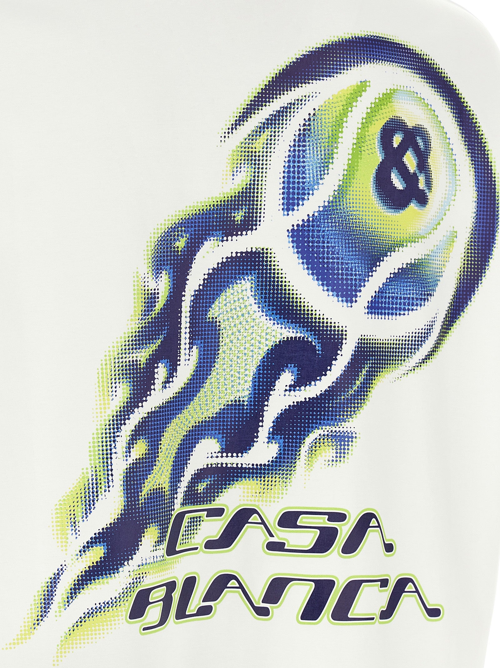 Casablanca White Cotton T-Shirt