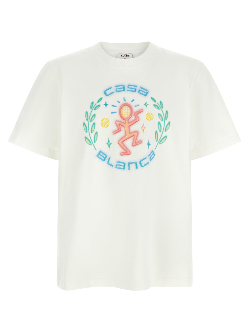 Casablanca White Organic Cotton T-Shirt