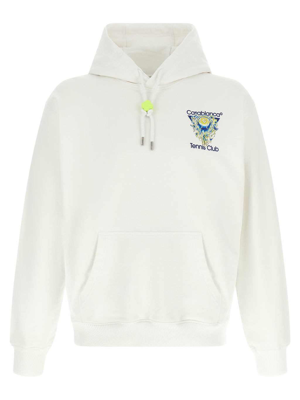 Casablanca White Organic Cotton Sweatshirt