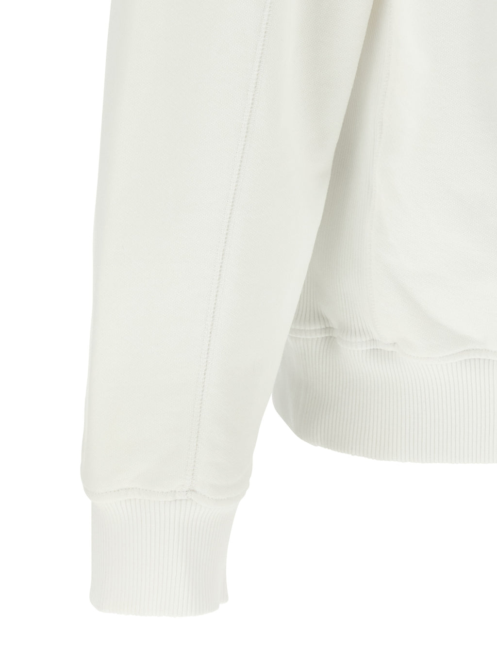 Casablanca White Organic Cotton Sweatshirt